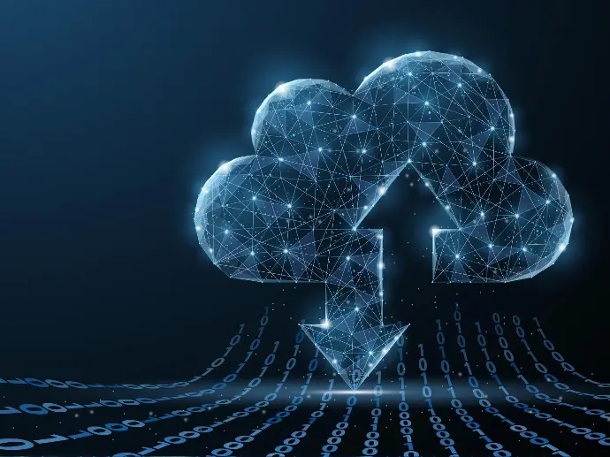 Oblačno moderno delovno okolje